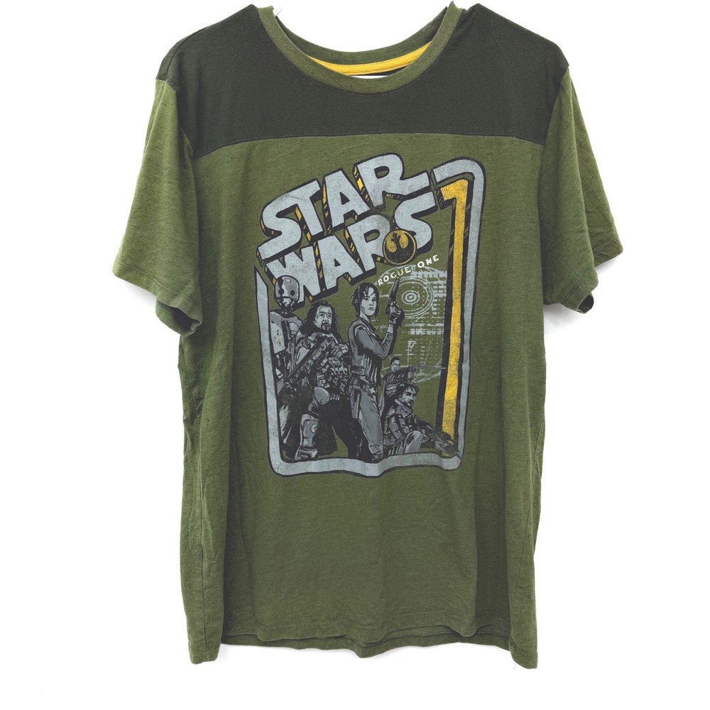 Star Wars Rogue One Fifth Sun Graphic Sci-Fi Tee Mens XL Green